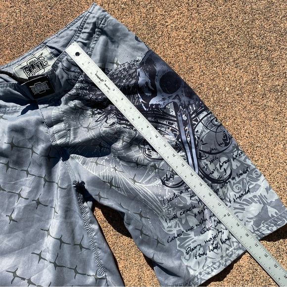 MMA Elite Skull Shirts M Measurement Gray - Picture 2 of 5